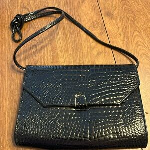 Small black evening bag